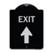 Signmission Exit Exit with Up Arrow Heavy-Gauge Aluminum Architectural Sign, 24" H, 18" L, BS-1824-24030 A-DES-BS-1824-24030 - alternate 1